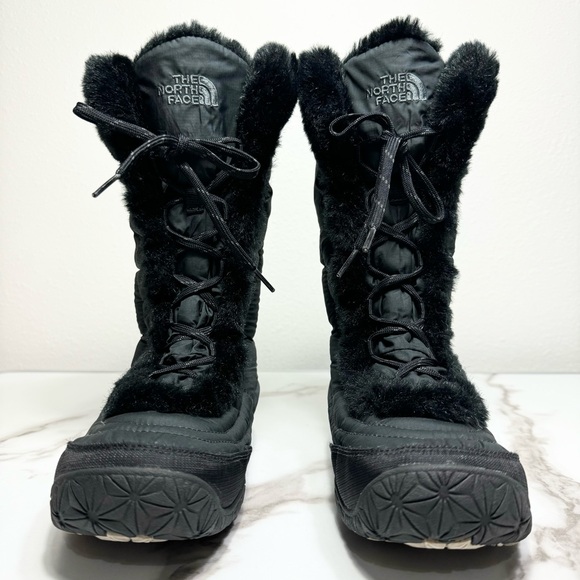 The North Face Nuptse Fur IV Cozy Goose Down Insulated Water Resistant Boots 9.5 - Picture 6 of 15